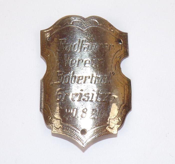 Stocknagel Radfahrer Verein Boberthal Greisitz 1926 Niederschlesien 