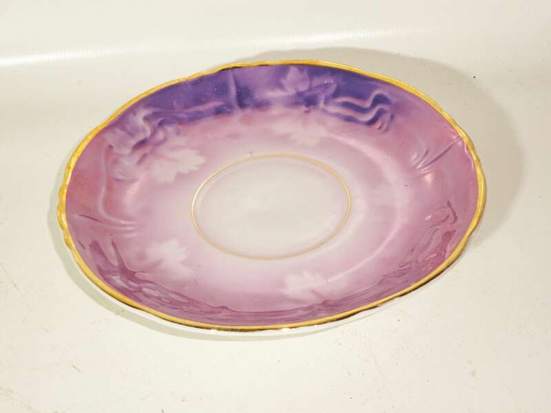 Alte Andenkentasse Obercunnersdorf Oberlausitz Sachsen 1900er Gedeck Porzellan