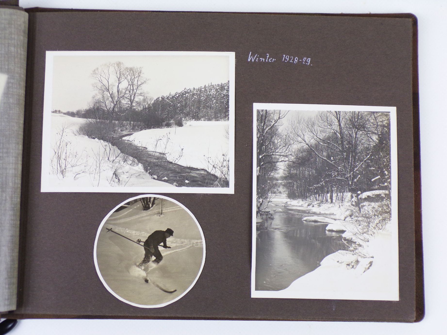 Altes Fotoalbum Bautzen Maler beim malen Löbau Stolpen Schurig Baude Spree 