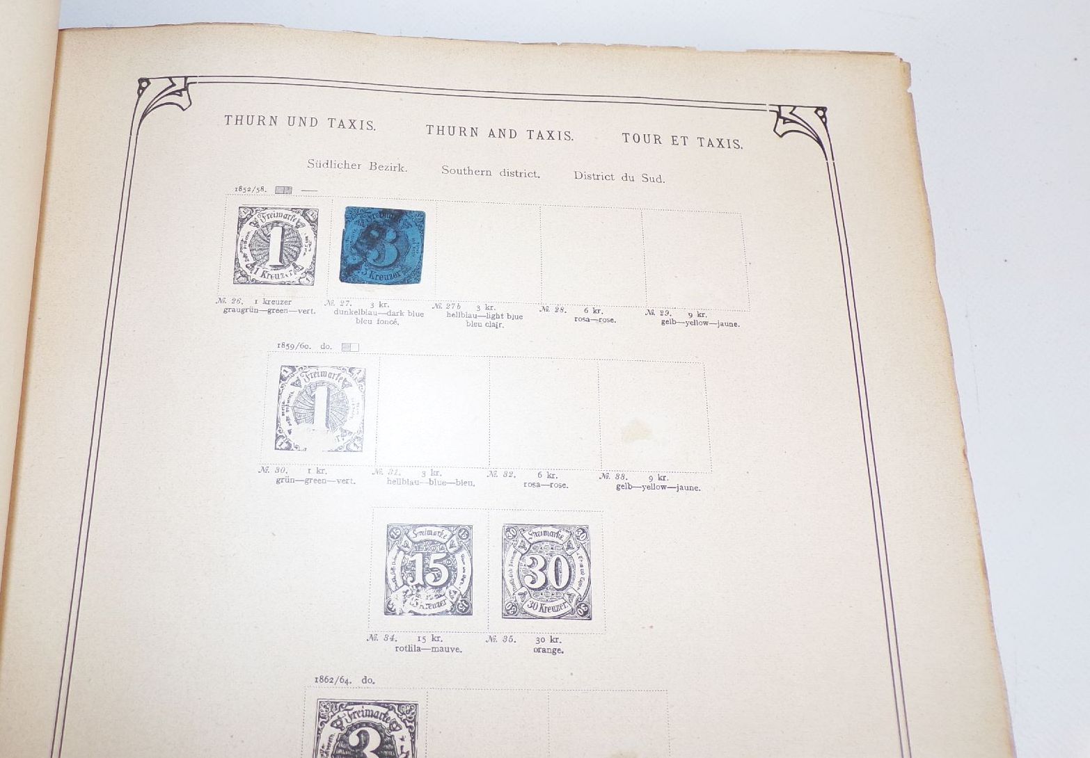 Schwaneberger Vordruck Alben Band 1 und 2 mit Briefmarken 