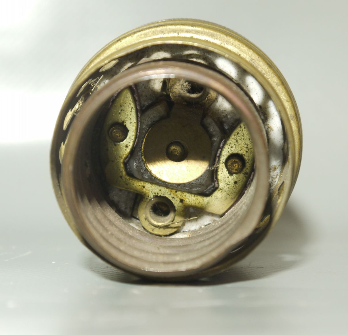 Alte Messing Lampenfassung E40 Lampe Ersatzteil