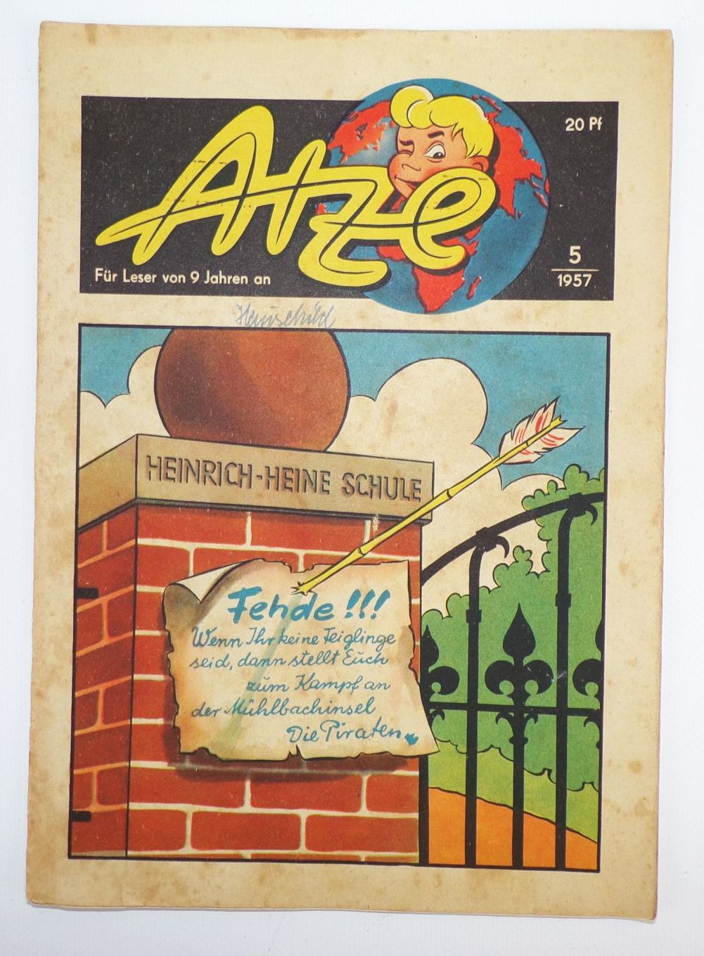 DDR Kinderzeitung ATZE 5 von 1957 