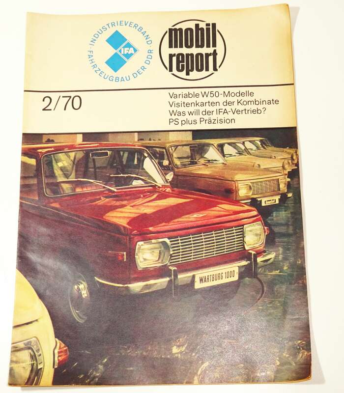 DDR Mobil Report Nr 2 1970 Ifa Wartburg Trabant Simson 