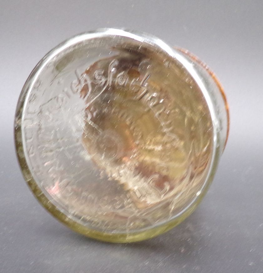 Altes Honigglas Reichsfachgruppe Imker deutscher Honig Sammler Reklame