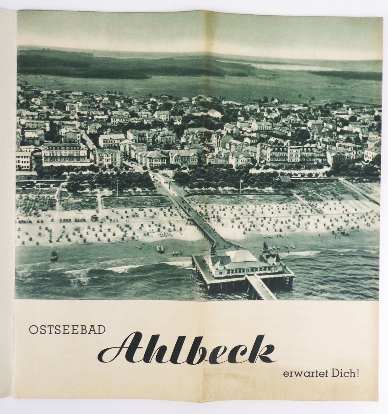 Altes Reiseprospekt Ostseebad Ahlbeck 1937
