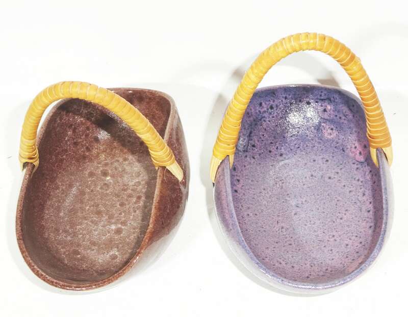 Gramann Keramik 2 St Schalen 1950er Mid Century Vintage Deko Schale