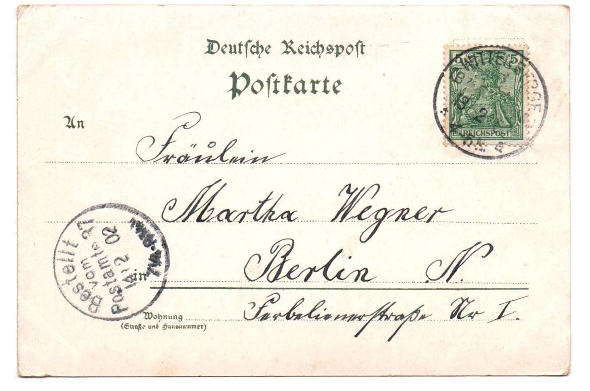 Litho Ak Gruss aus Wittenberge Brandenburg 1902