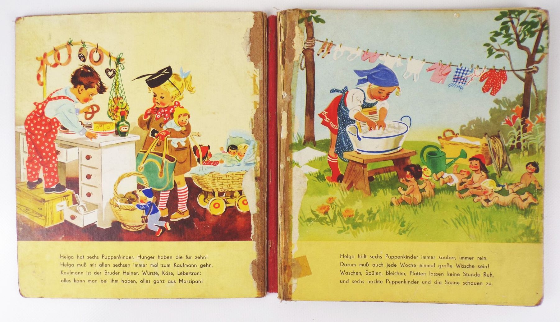 Helga und die Puppenkinder Hanna Roth Schaberschul Otto Ullmann DDR Kinderbuch Kopie