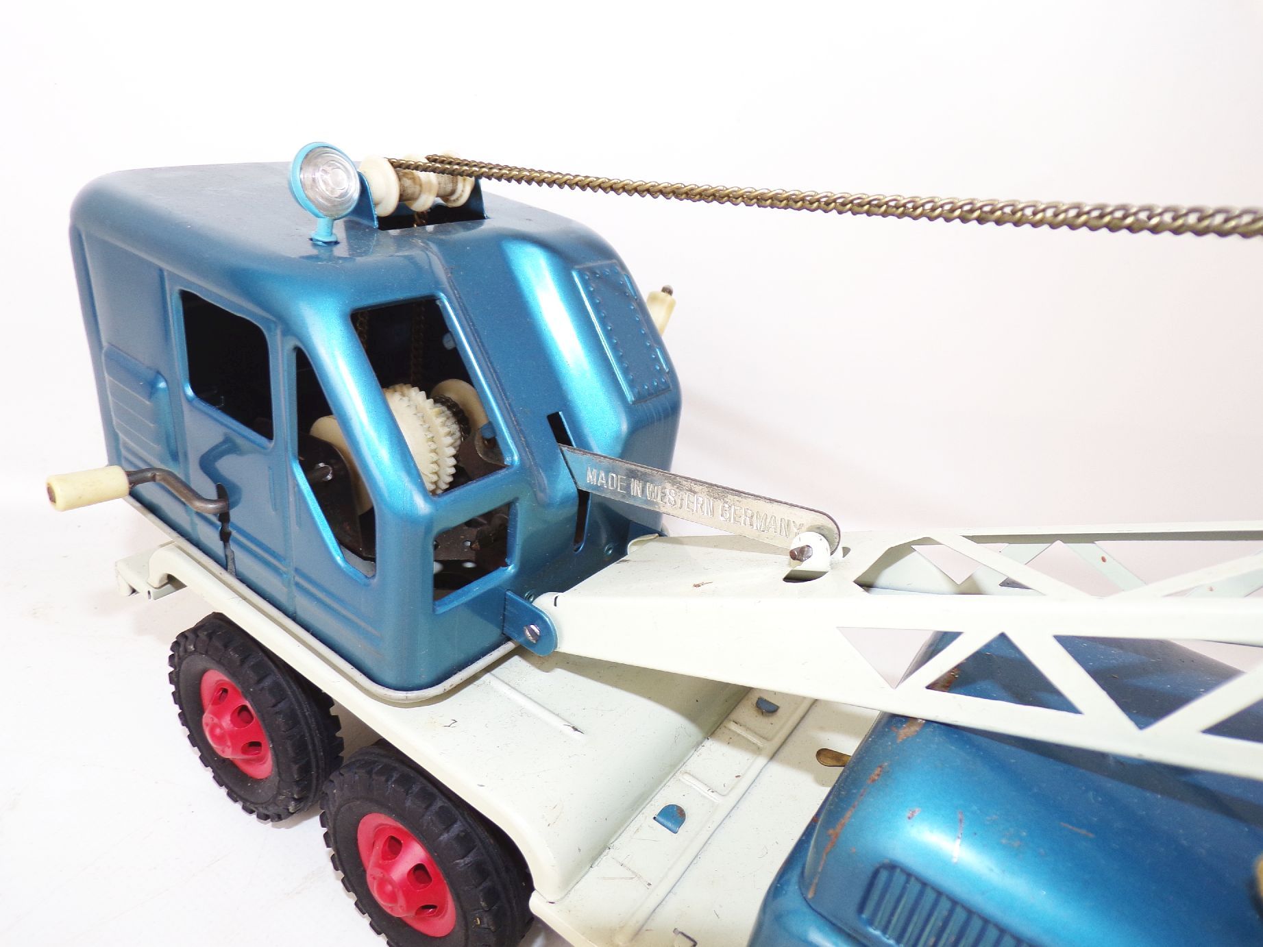 Alter Gama Kranwagen Büssing mit Originalkarton Alter Gama Kranwagen Büssing mit Originalkarton