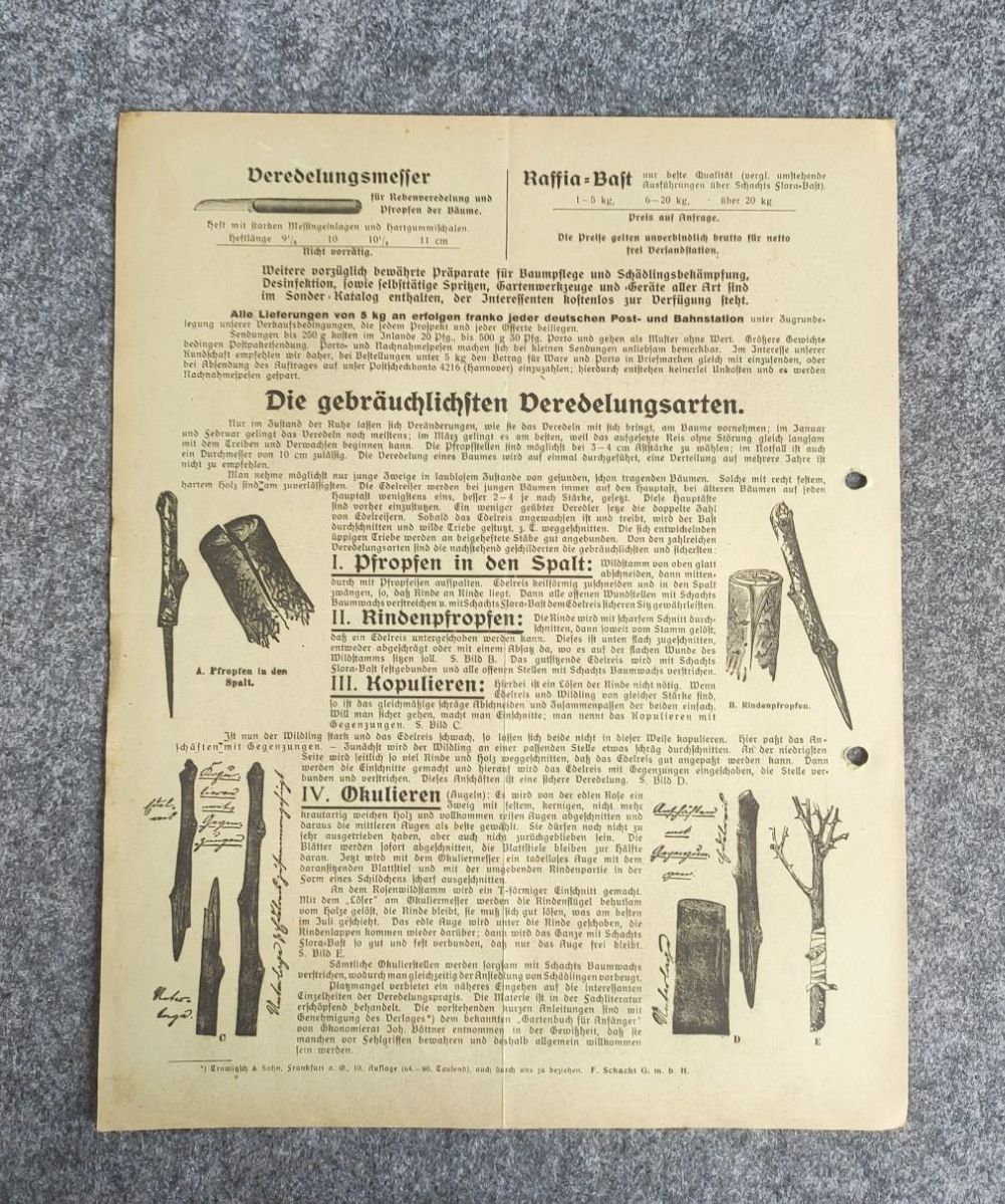 Alter Prospekt F Schacht Chemische Fabrik Braunschweig Landwirtschaft Alter Prospekt F Schacht Chemische Fabrik Braunschweig Landwirtschaft