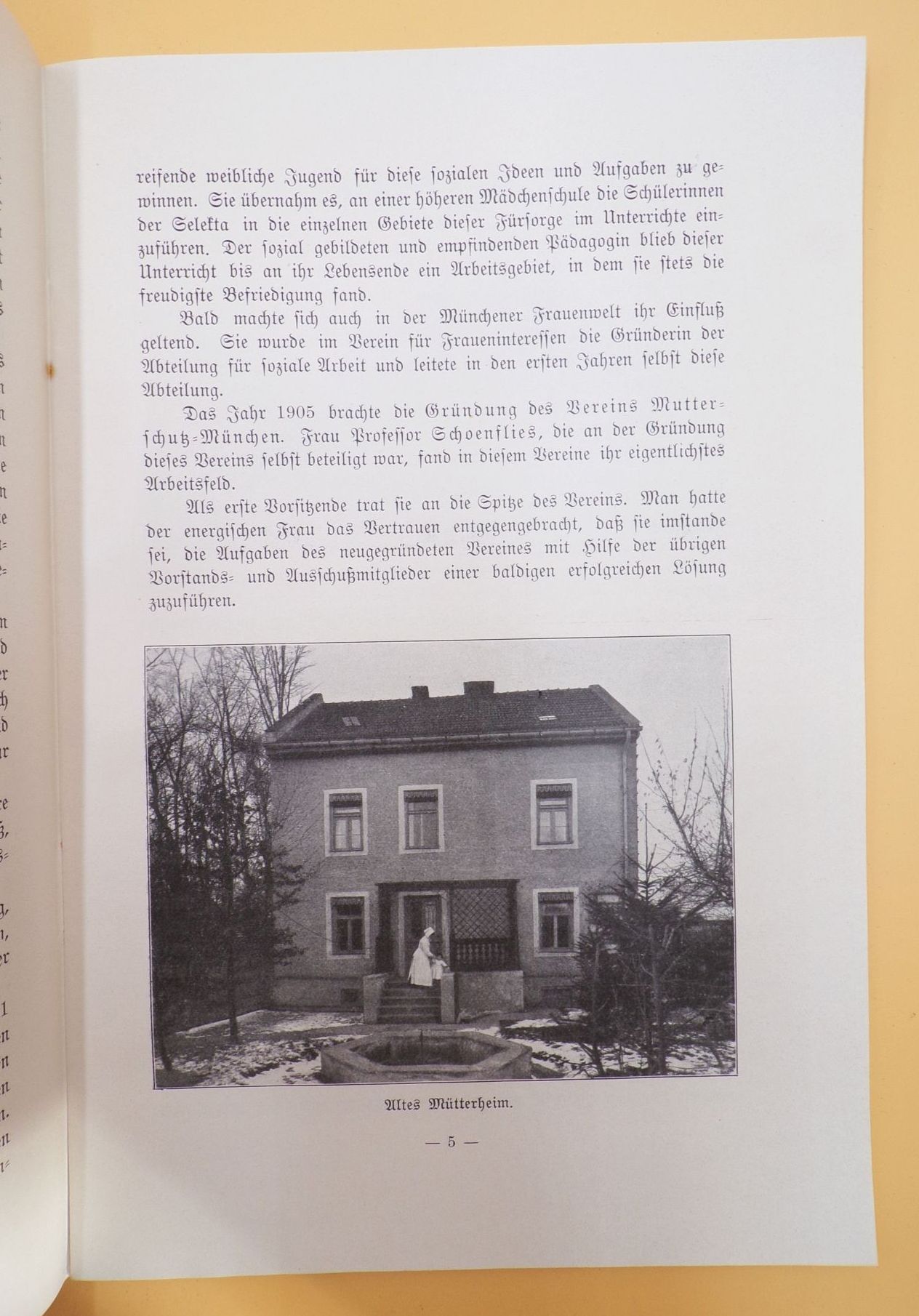 Mütterheim des Vereins Mutterschutz München 1916
