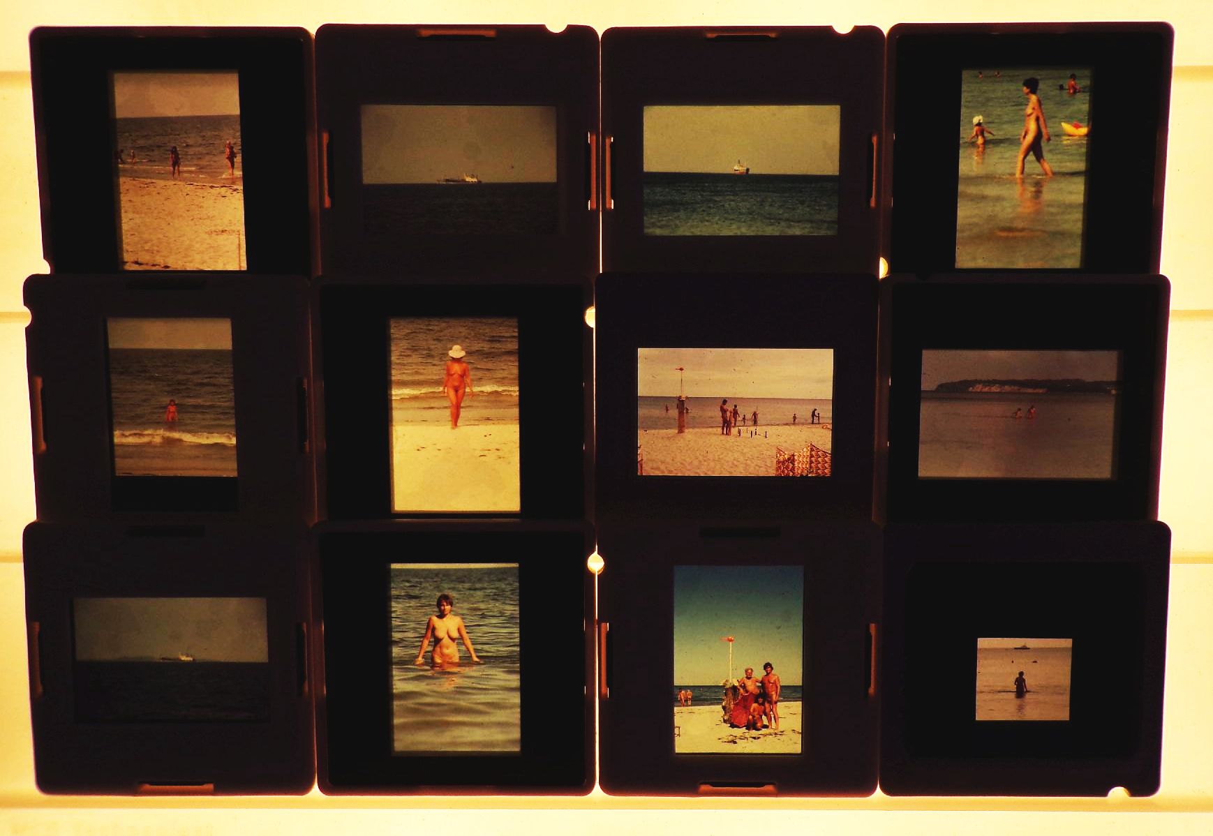 Dia Konvolut DDR Urlaub Ostsee Nackte Frauen Männer 