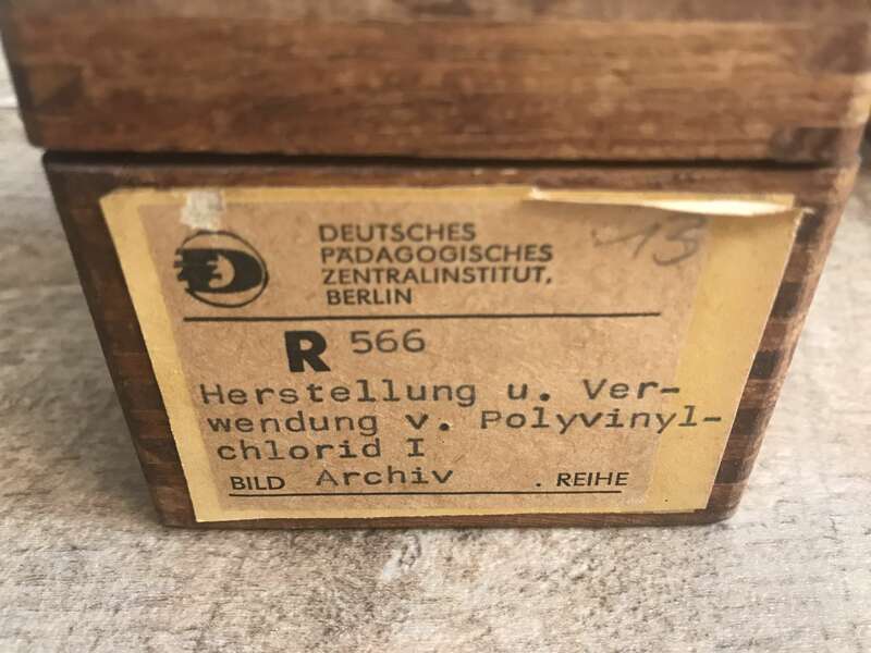 Dias alte Lehrmittel Sowjetunion Deutschland Glasdias