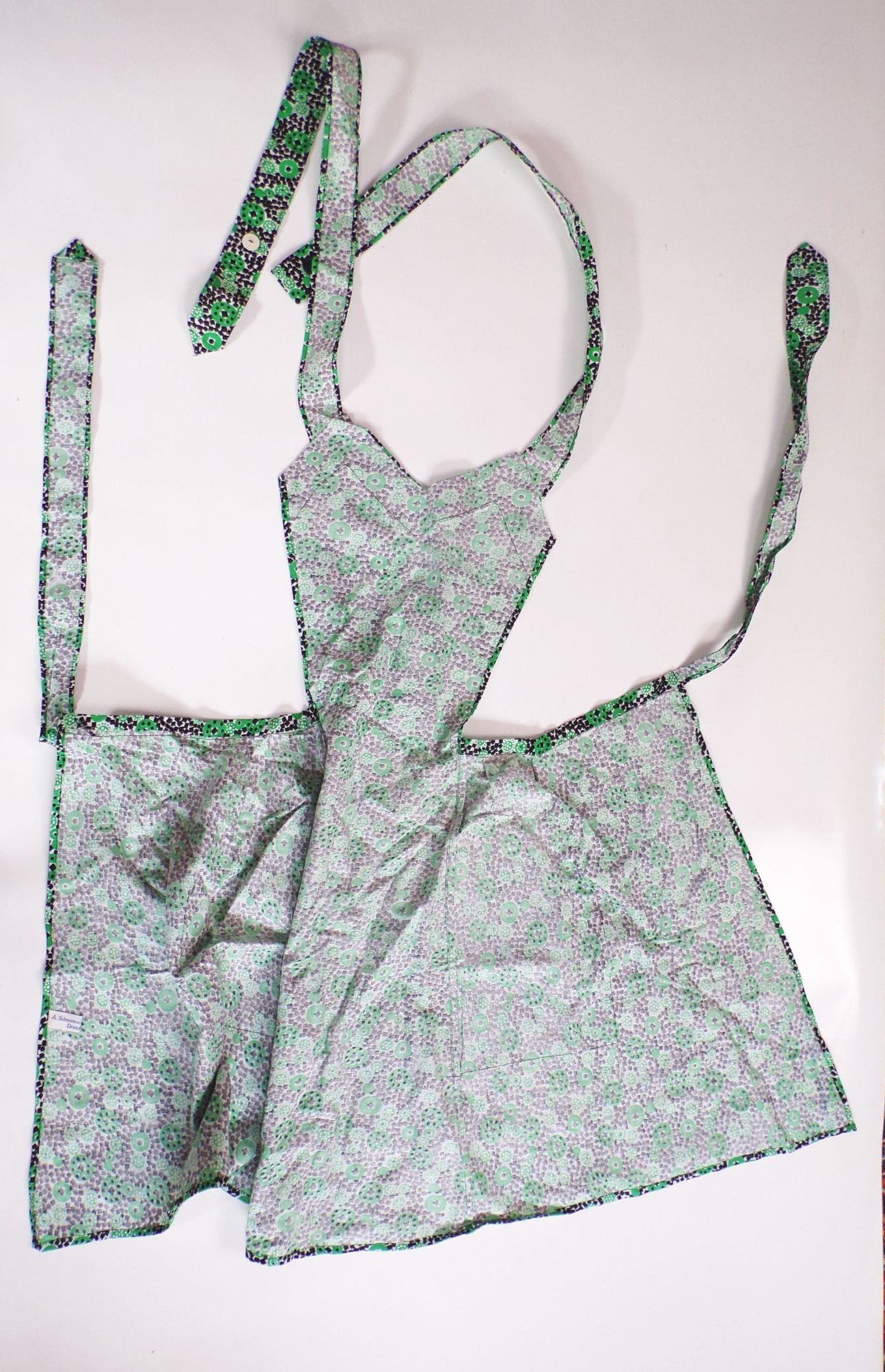 Alte Schürze Umbindeschürze Haushaltsschürze Rockabilly Vintage