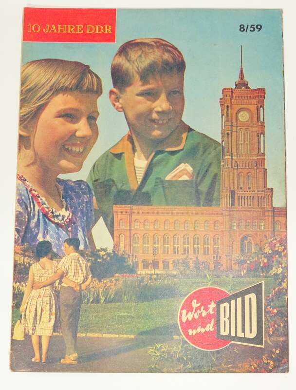 Wort und Bild Nr 8 von 1959 Zeitung 10 Jahre DDR 