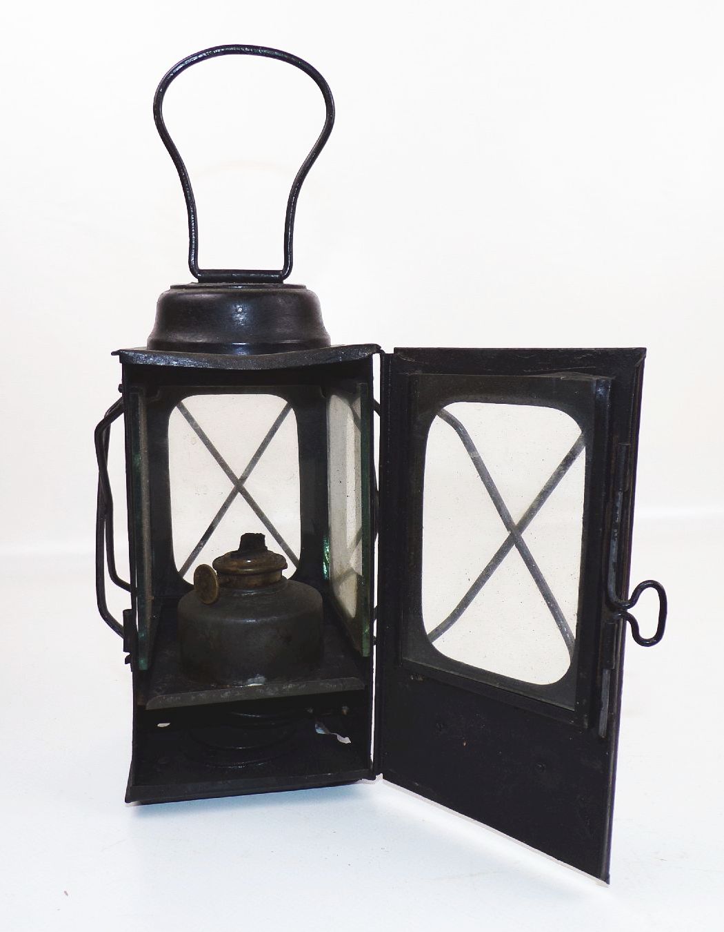 Alte Laterne Heckers Sohn Dresden Handlampe true Vintage