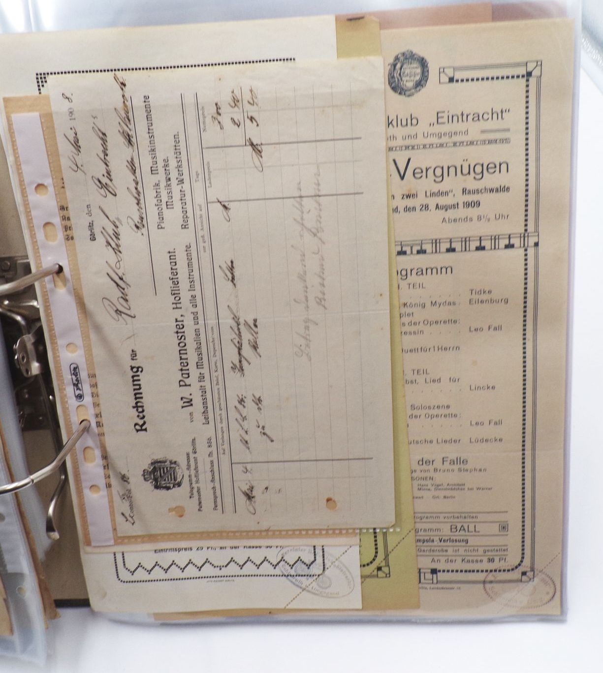 Ordner Dokumente Görlitz Schlauroth Radfahrerverein um 1900