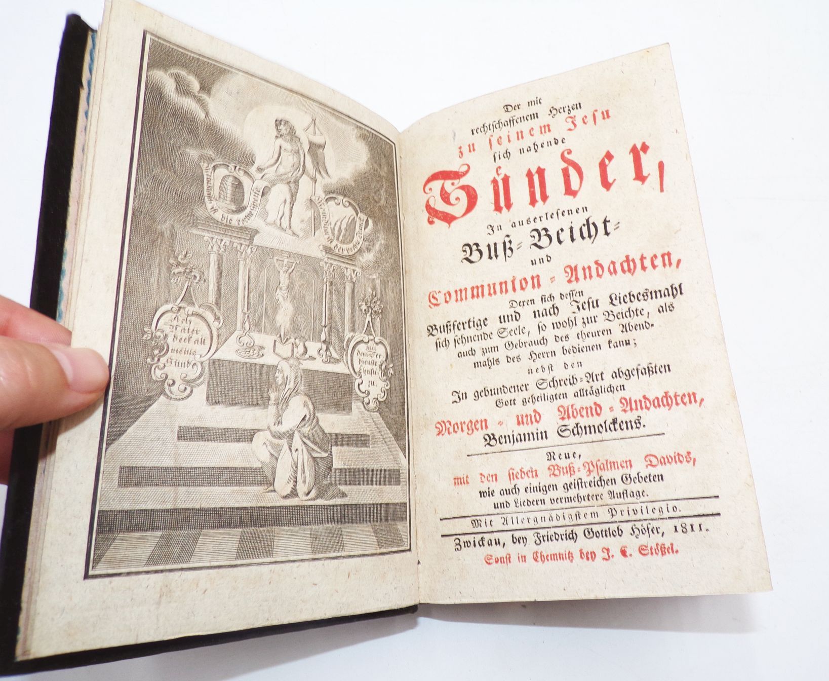 Sünder Buß Beicht und Kommunion Andacht 2 Bücher 1811 Religion Christentum Sünder Buß Beicht und Kommunion Andacht 2 Bücher 1811 Religion Christentum