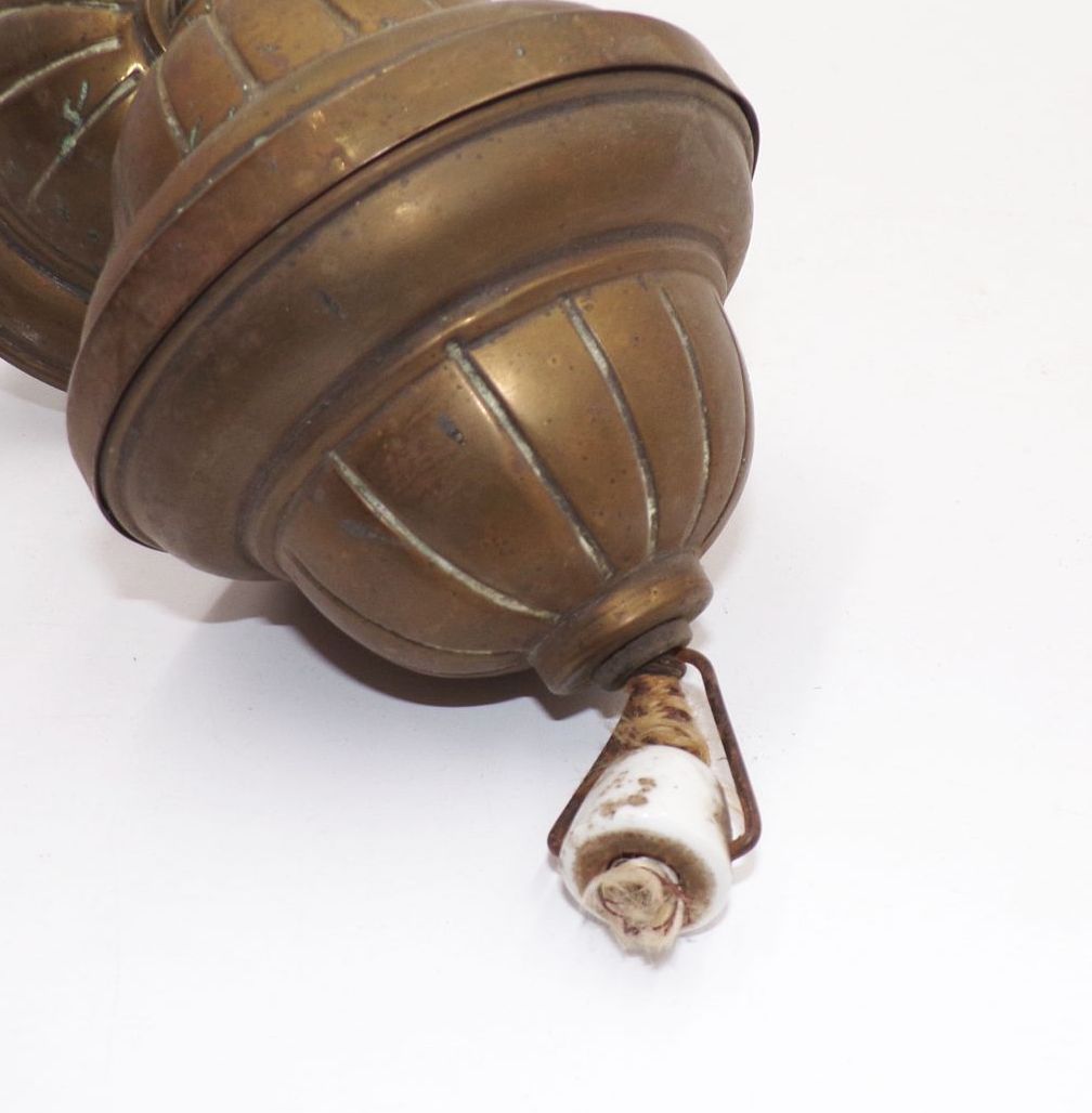 Alter Lampenzug Messing für Deckenleuchte um 1900