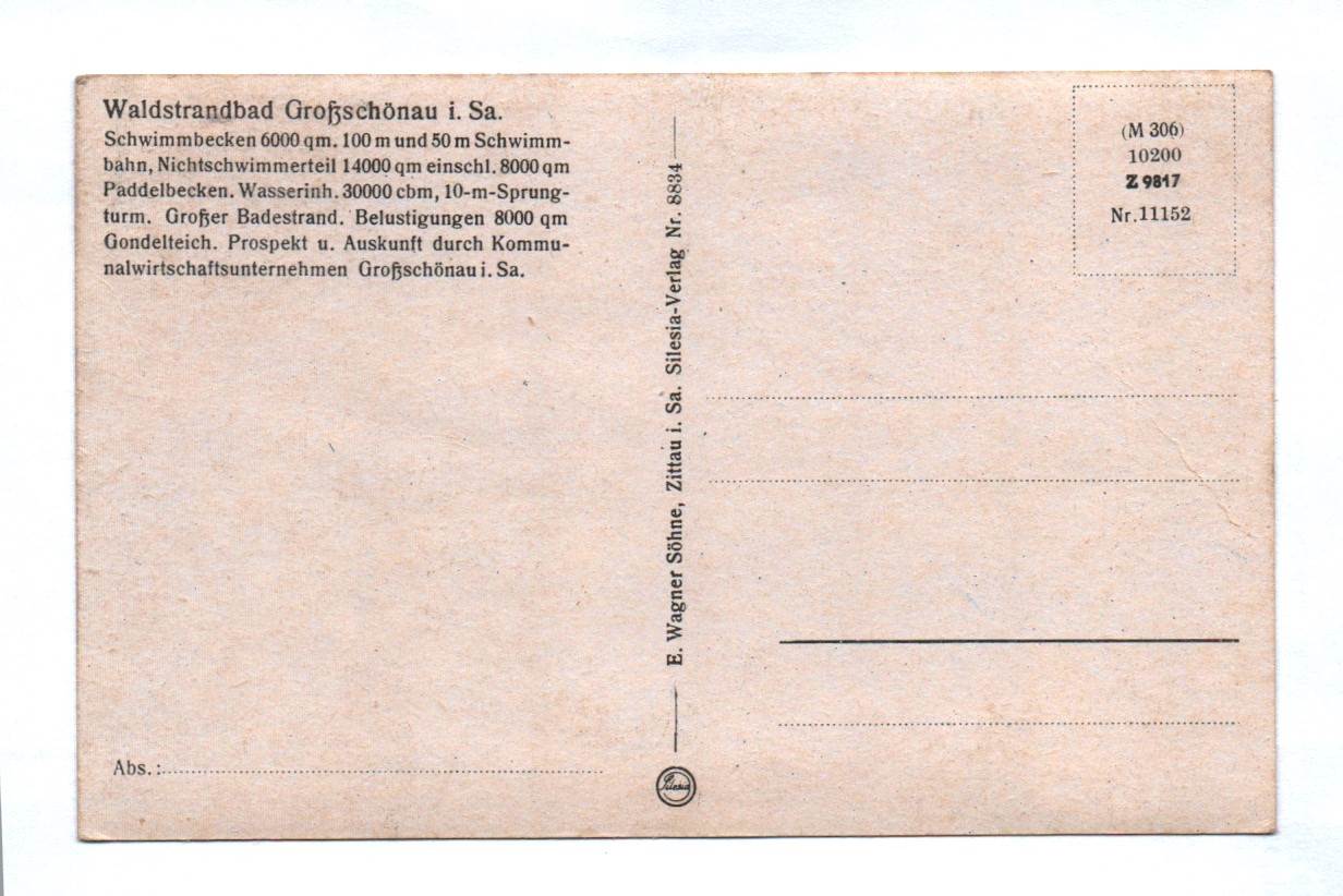 Ak Waldstrandbad Großschönau in Sachsen Ak Waldstrandbad Großschönau in Sachsen