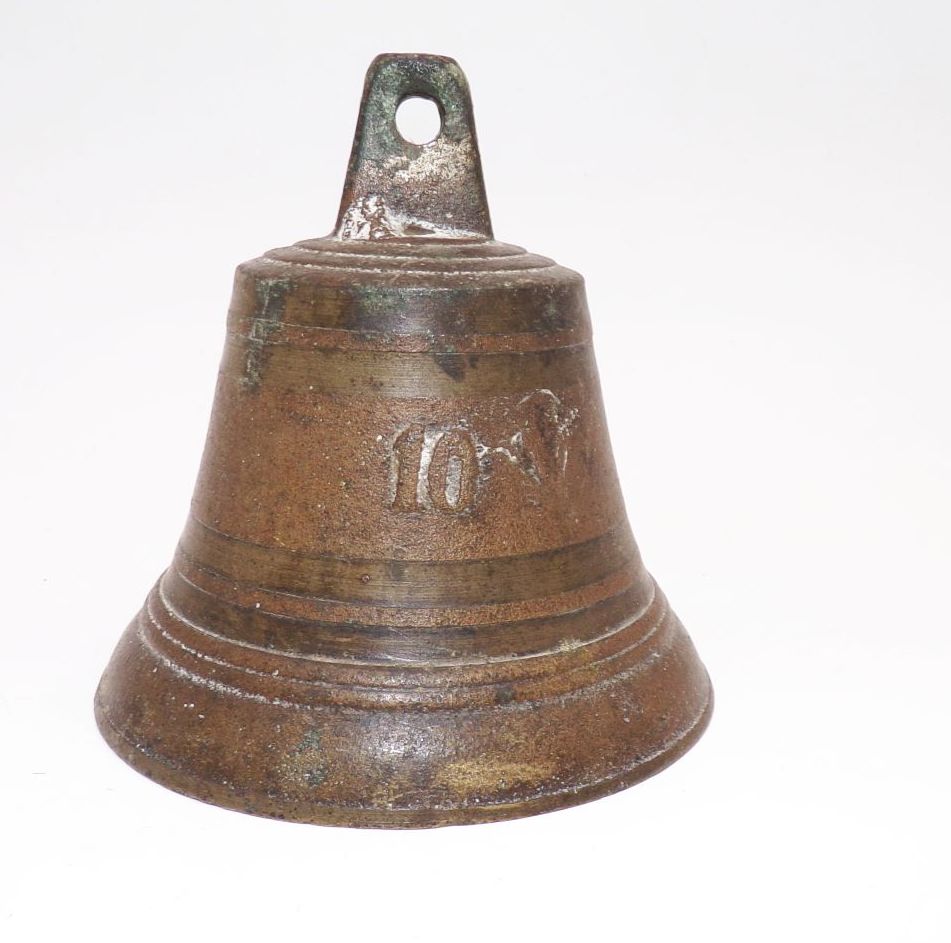 Alte Glocke aus Messing Antik 