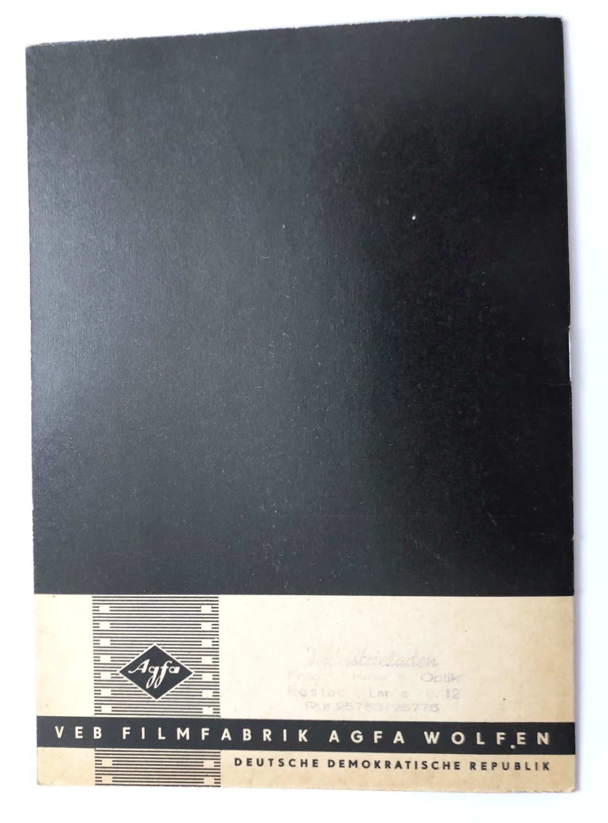 Agfa Zur Geschichte des Agfacolor Verfahrens Kamera Prospekt DDR 1960