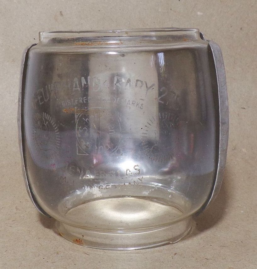 Altes Feuerhand Baby 275 Ersatzglas Glas für Petroleumlampe