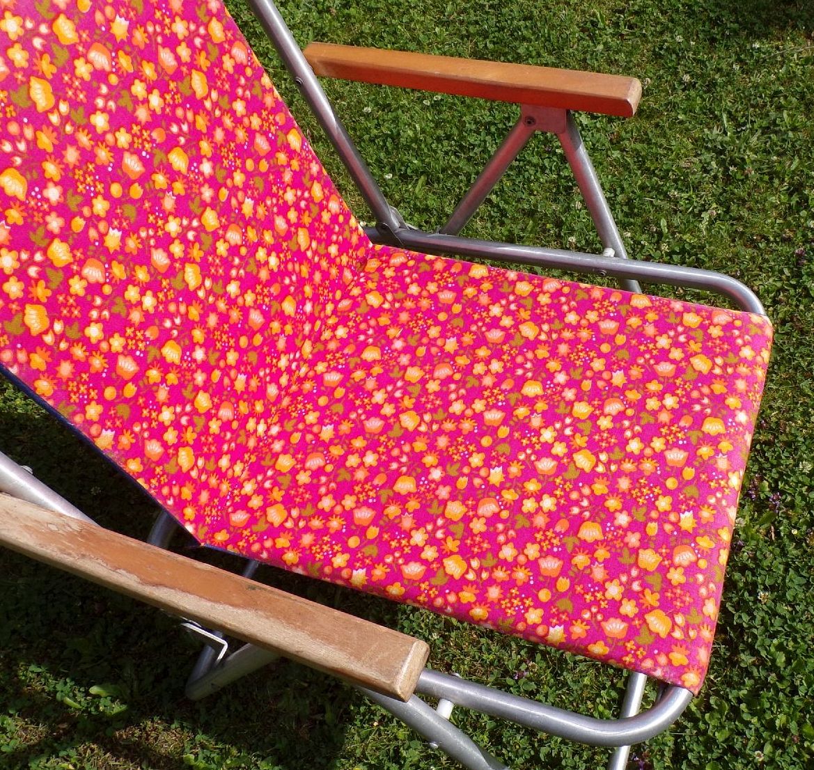 Alter Gartenstuhl Klappstuhl Stuhl Retro Look Vintage DDR Campingstuhl