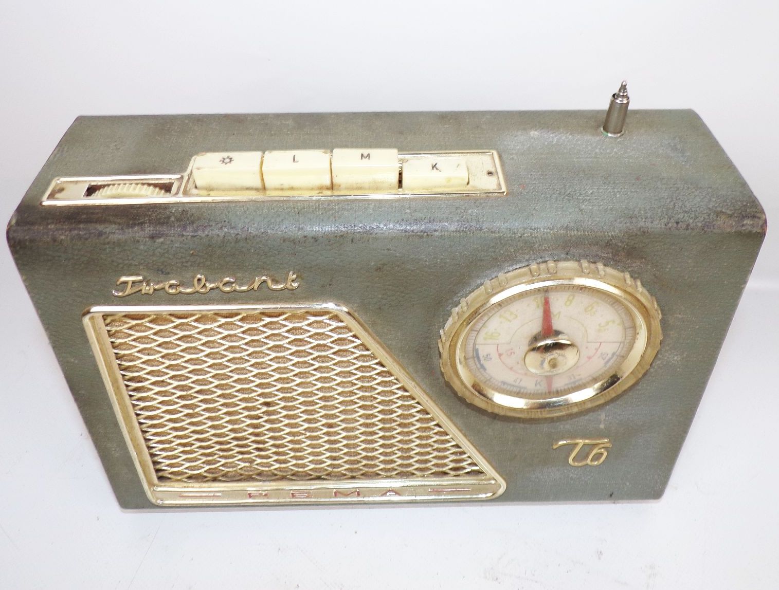 Rema T6 Trabant Kofferradio Vintage DDR Radio defekt