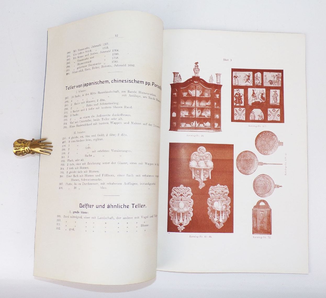 Katalog Versteigerung Sammlungen des Postdirektors Esslinger Leer Ostfriesland 1908