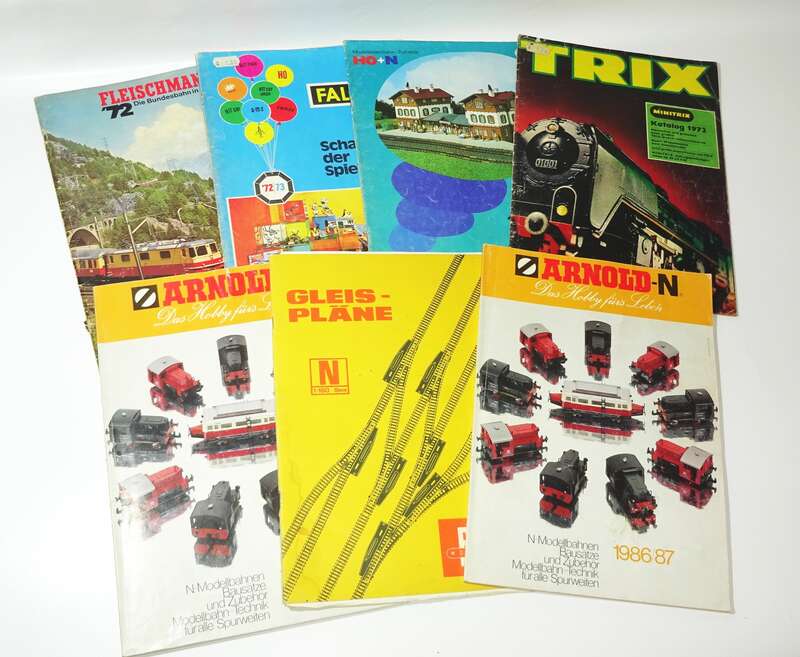 Modellbau Kataloge Arnold N Trix 1972 Vollmer Faller Fleischmann H0  