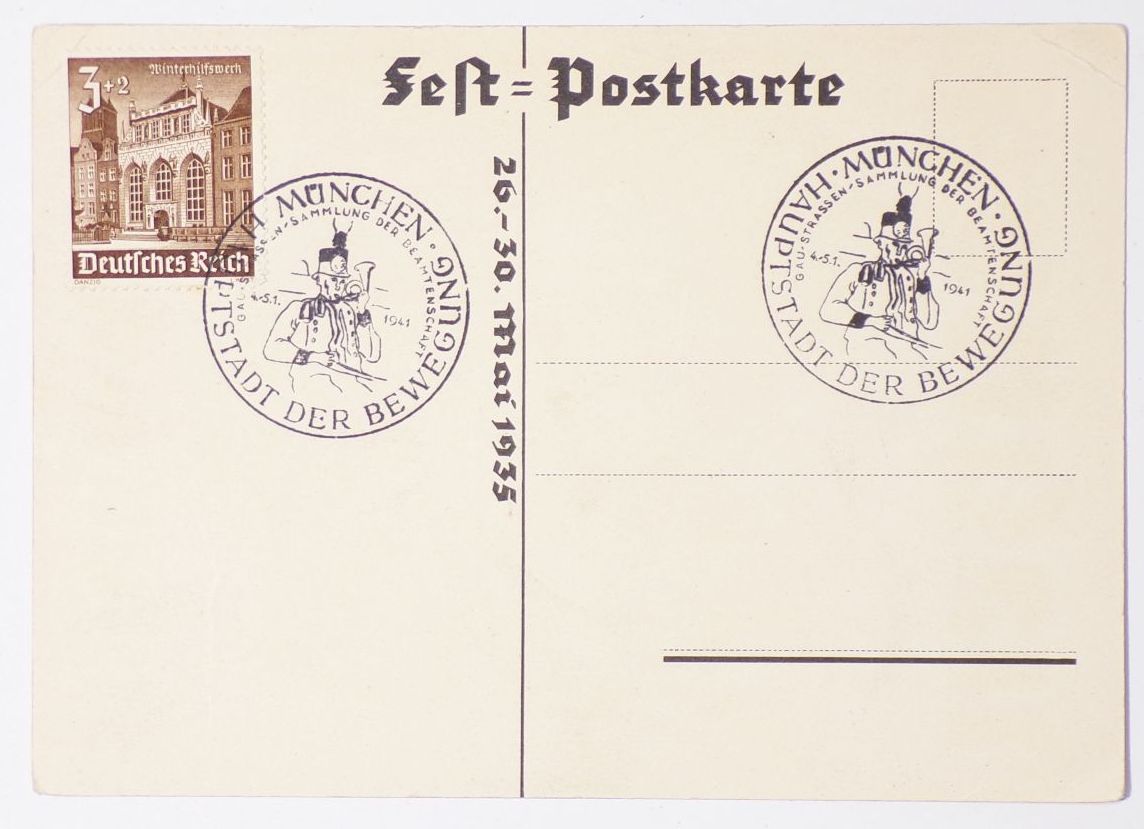Postkarte Bautzen Fest der Lausitz Warnecke 1941 Ak Stempel