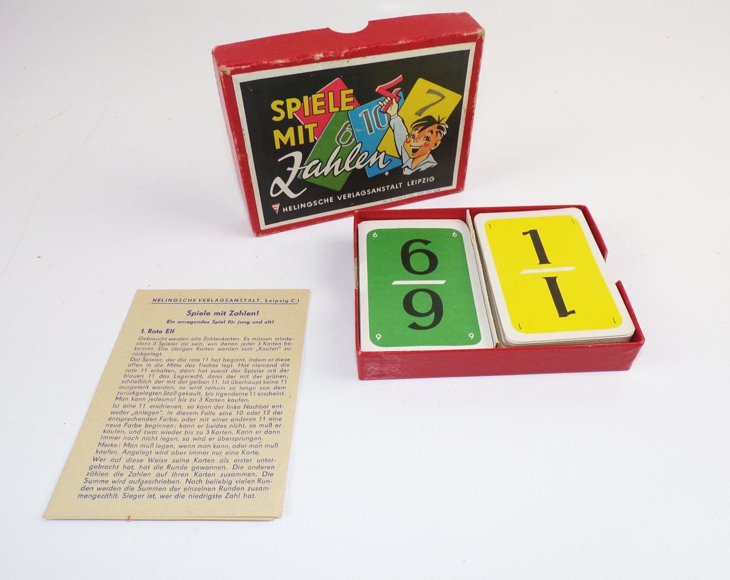 Spiele mit Zahlen Helingsche Verlagsgesellschaft Leipzig 1969 DDR 