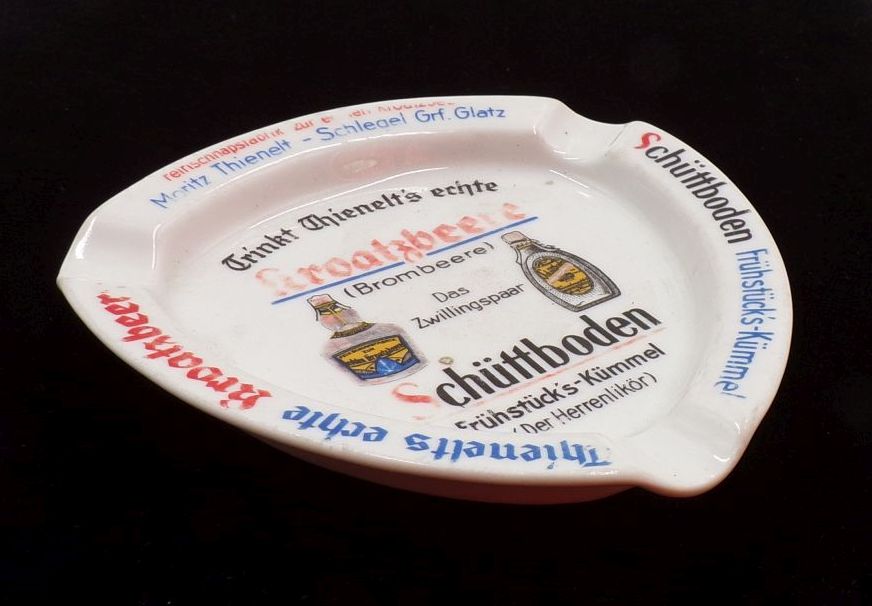 Alter Aschenbecher Thienelt Schlegel Grafschaft Glatz Schlesien Kroatzbeere 