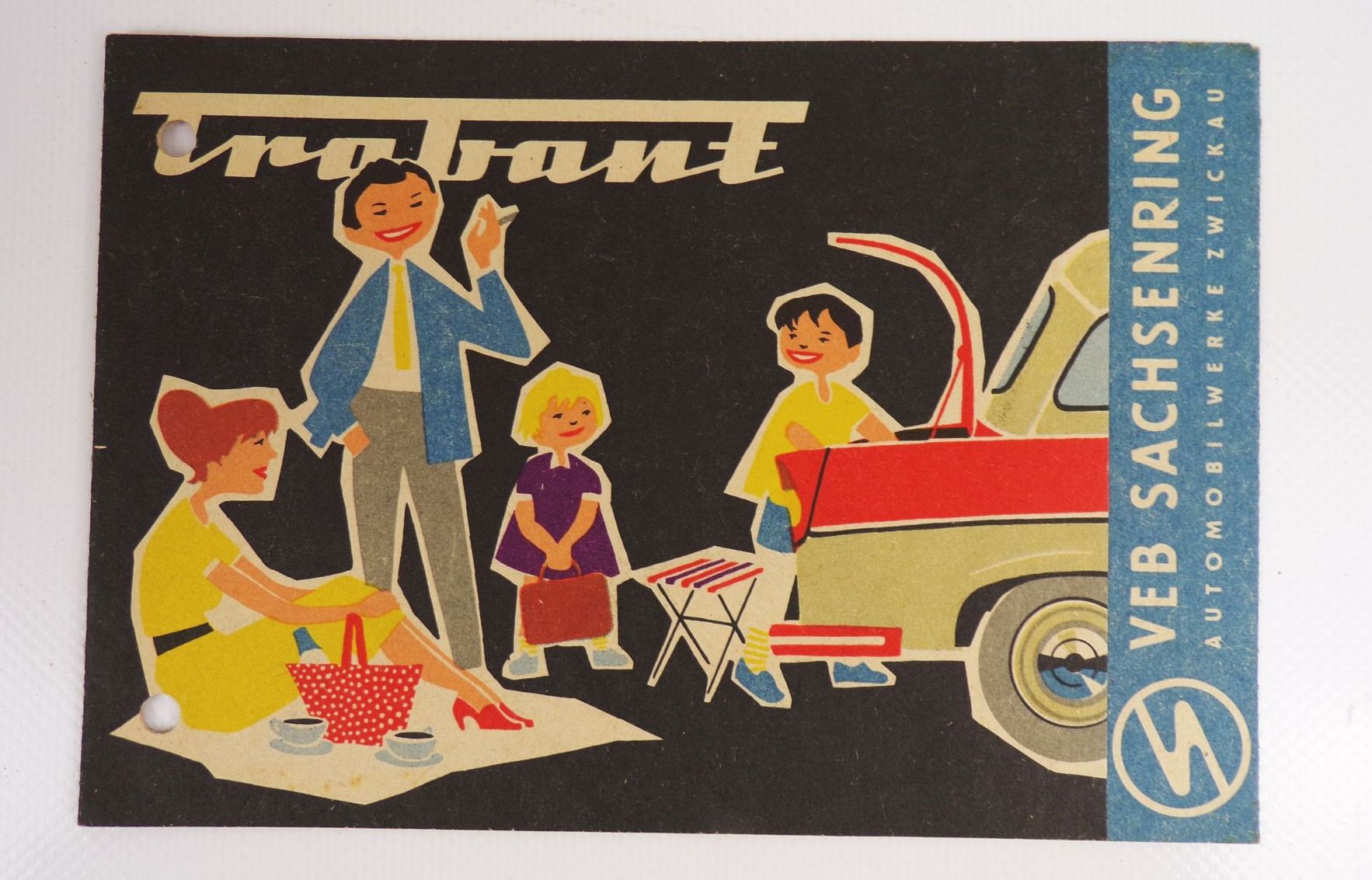 Altes Prospekt Trabant VEB Sachsenring Automobilwerke Zwickau 1961 Trabi Altes Prospekt Trabant VEB Sachsenring Automobilwerke Zwickau 1961 Trabi