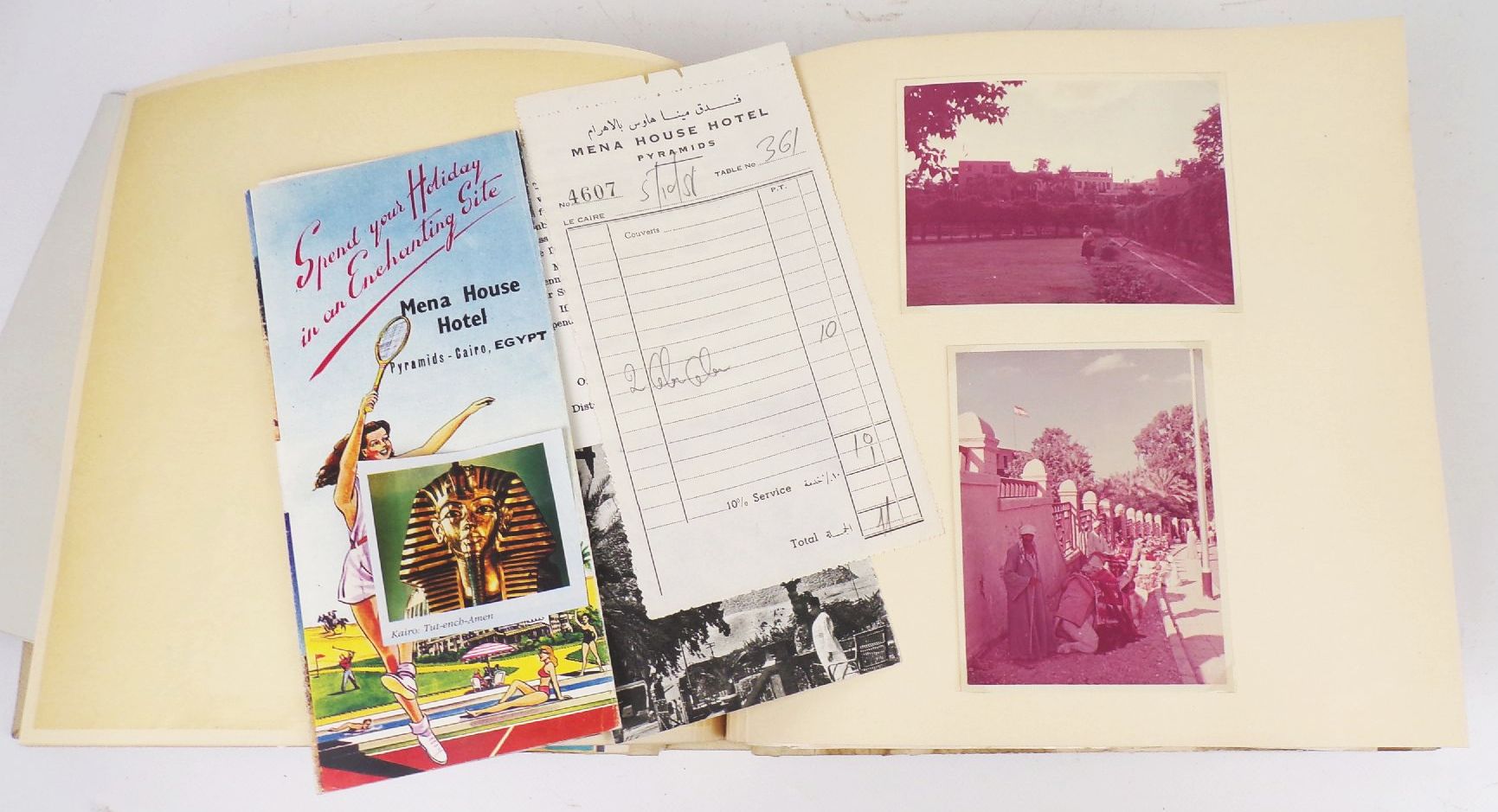 Fotoalbum DDR Ägypten Reise 1958 Lufthansa Pyramiden Horst Siegert Riesa 