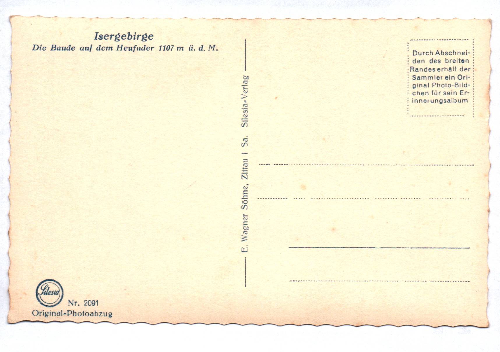 Echtfoto Ak Die Heufuderbaude Isergebirge Silesia