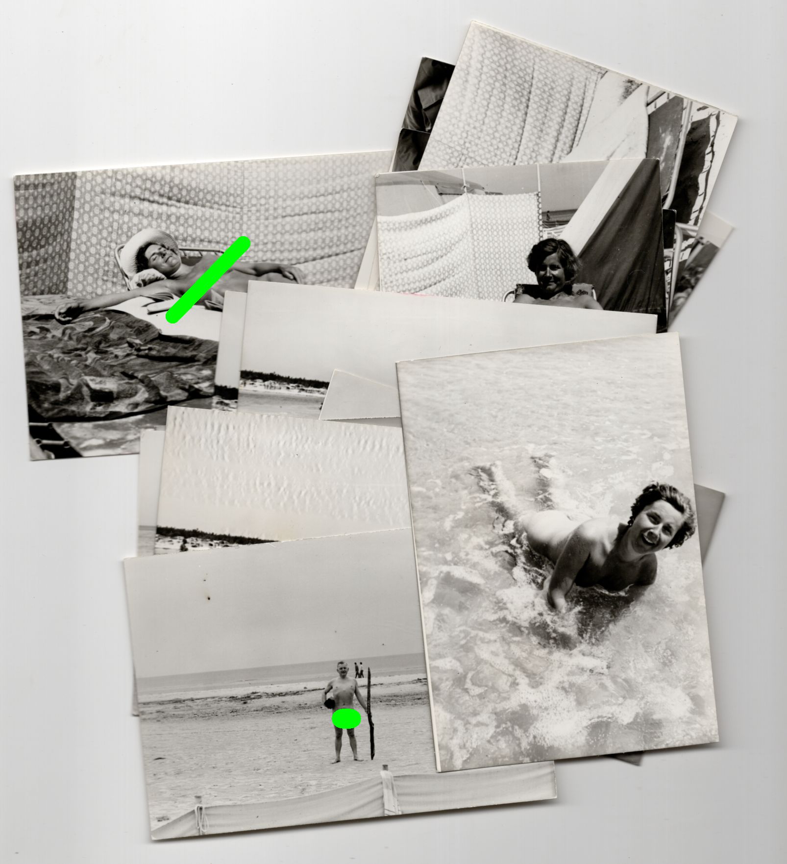 Foto Konvolut DDR Freikörperkultur Strand Urlaub 1970 er Foto Konvolut DDR Freikörperkultur Strand Urlaub 1970 er