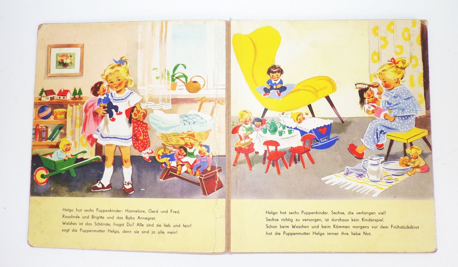 Helga und die Puppenkinder Hanna Roth Schaberschul Otto Ullmann DDR Kinderbuch