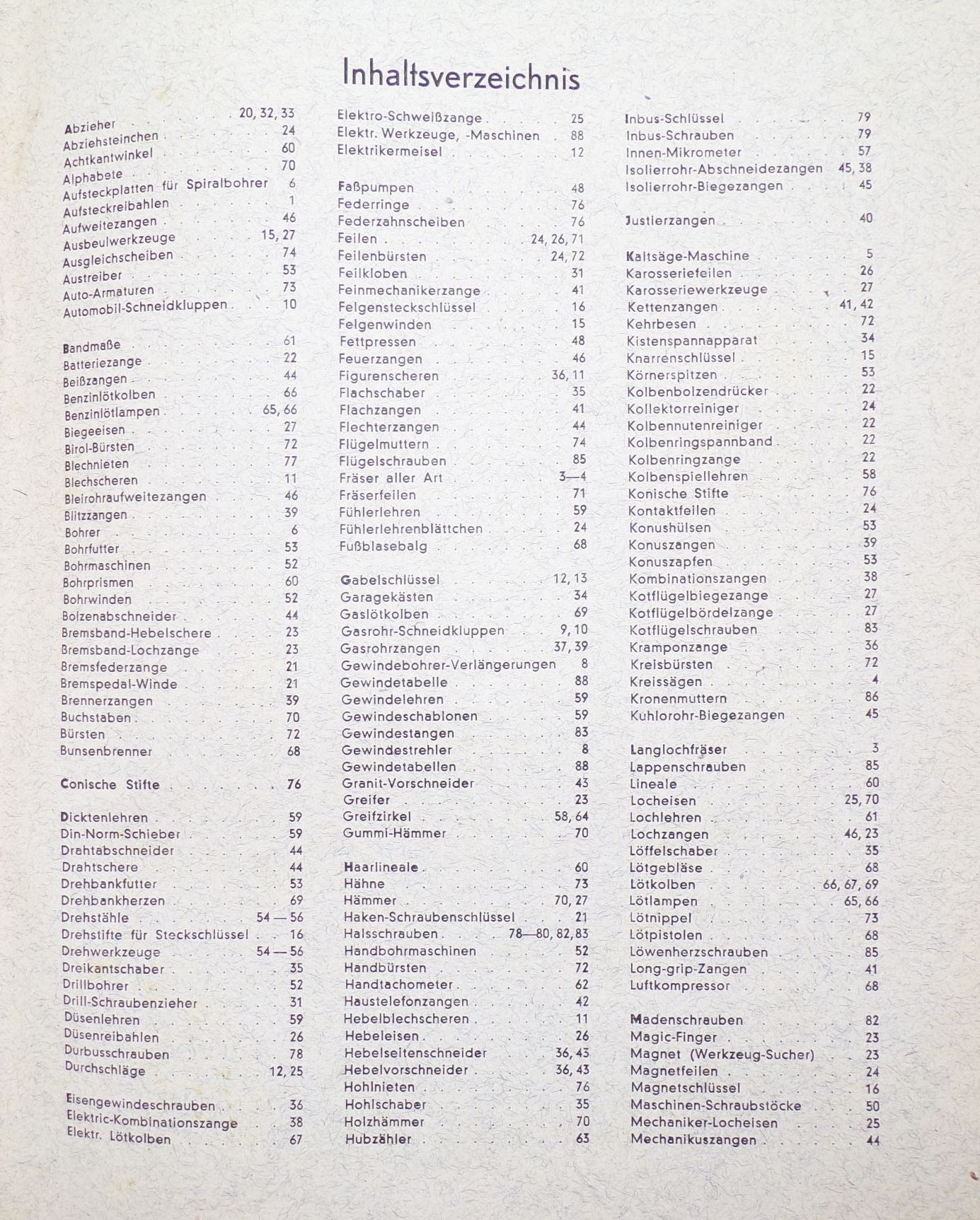 Katalog Morgenstern Dresden Schrauben Metalle Werkzeuge Maschinen 1930er 