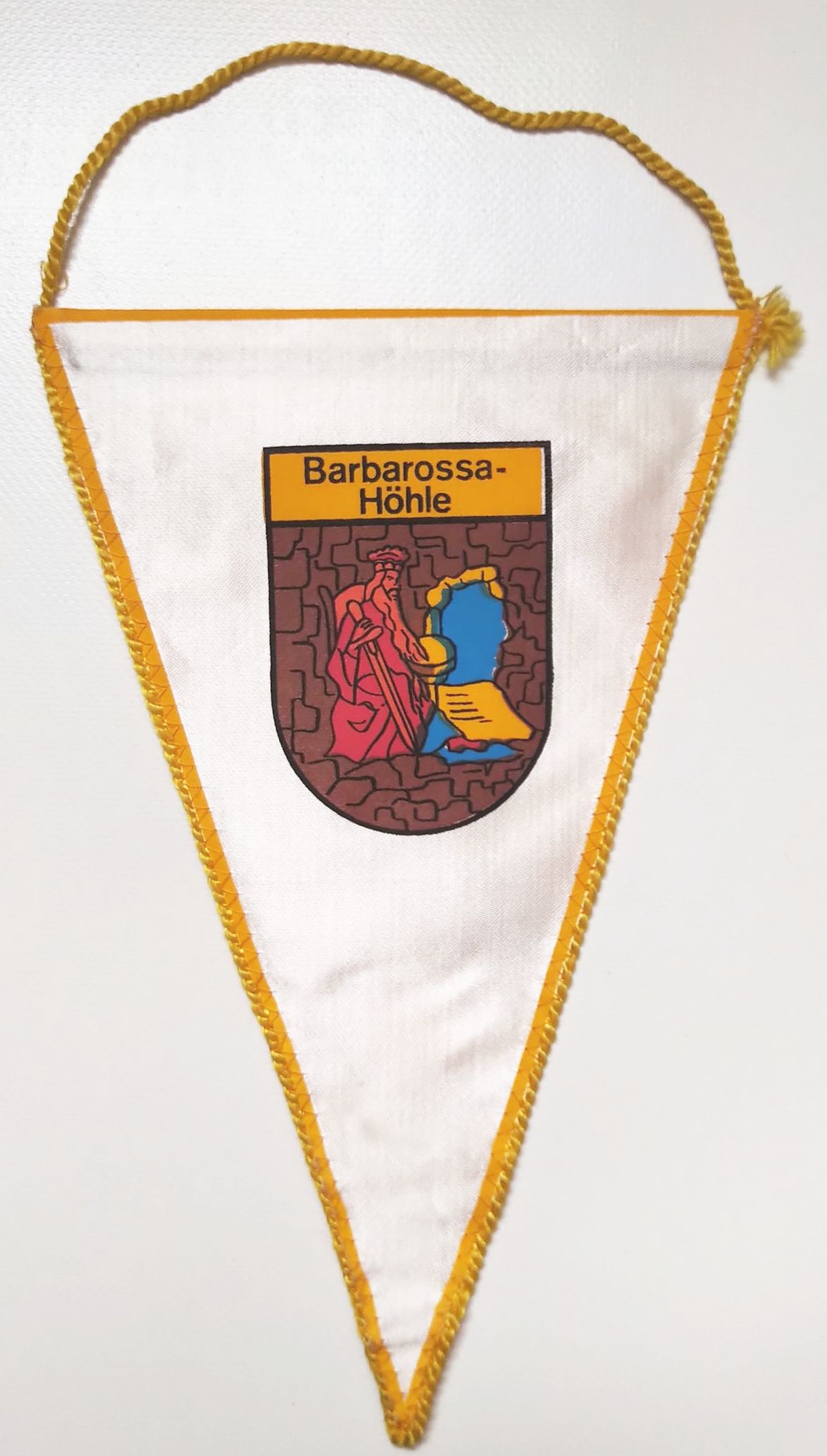 Wimpel Andenken Barbarossa Höhle Souvenir Wimpel Andenken Barbarossa Höhle Souvenir