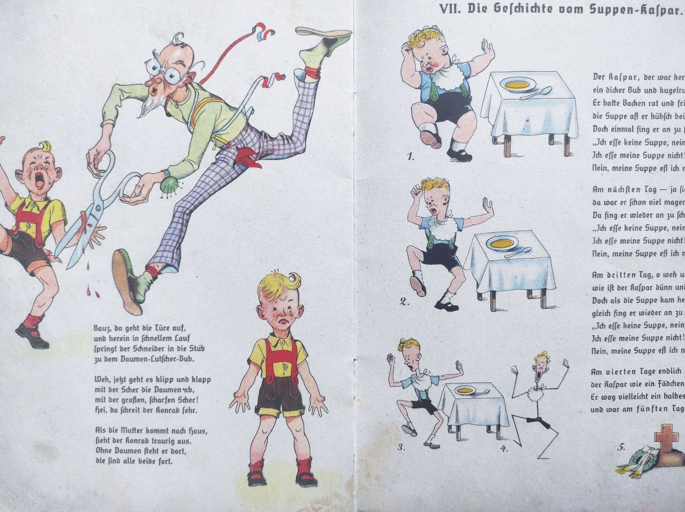 Der Struwwelpeter Neugezeichnet von Otto Schmitz Schwabacher Bilderbücher Nr 11 Der Struwwelpeter Neugezeichnet von Otto Schmitz Schwabacher Bilderbücher Nr 11