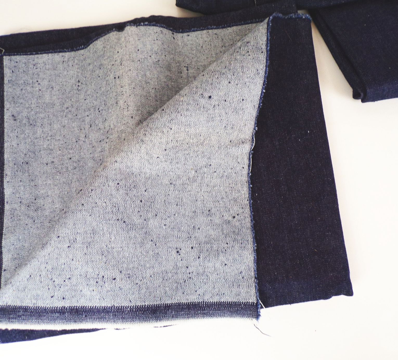 Jeansstoff blau 3 Stück Meterware DDR Produktion Baumwolle Jeansstoff blau 3 Stück Meterware DDR Produktion Baumwolle