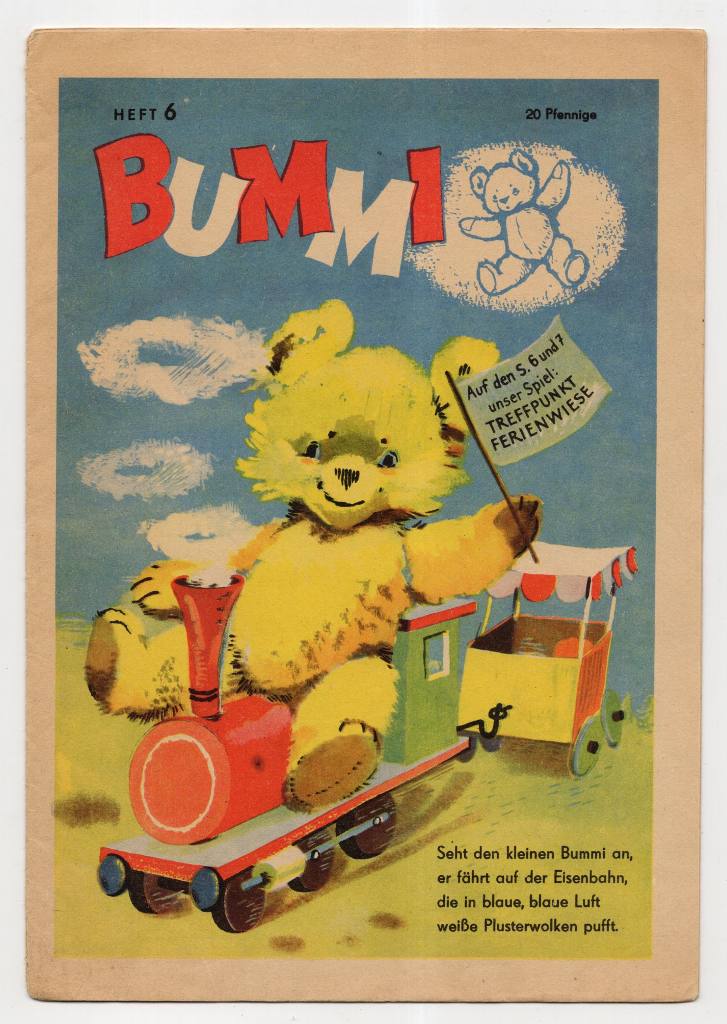 Bummi Erster Jahrgang 1957 Heft 6