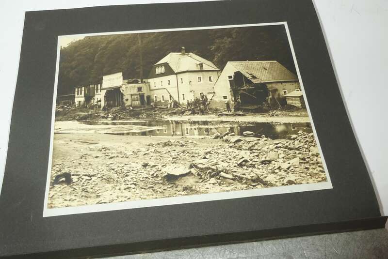Fotoalbum Hochwasser Katastrophe wohl Bad Gottleuba - Berggießhübel 1927
