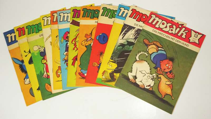 Mosaik Jahrgang 1977 Abrafaxe DDR Comic