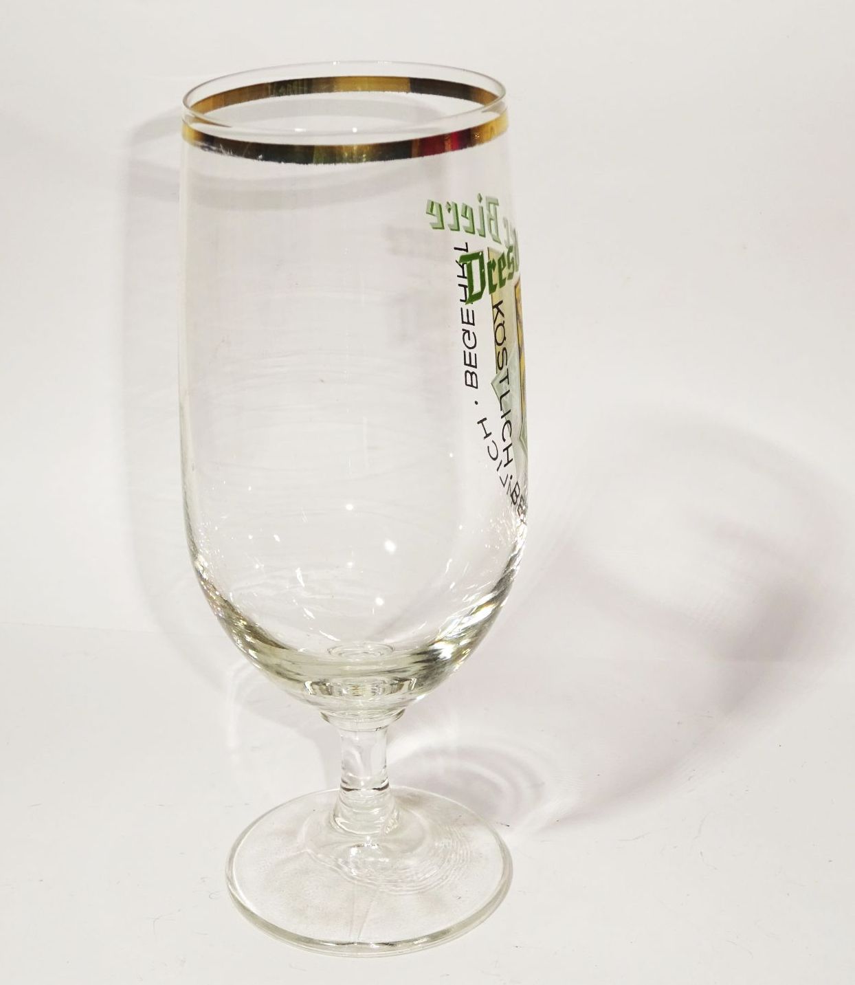 DDR Bierglas Dresdner Biere VEB Dresden