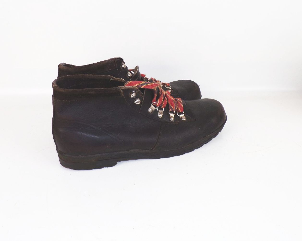 Tourist Schuhe Bergsteiger Schuhe Größe 42 schwarz Lederschuhe Wanderschuhe