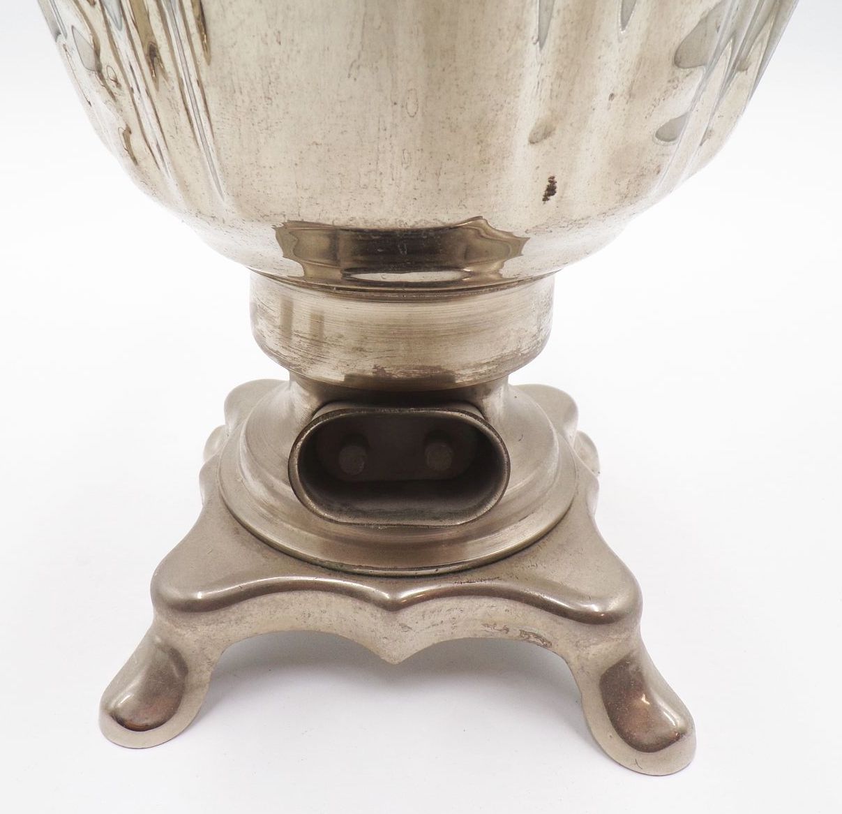 Alter Samowar UdSSR mit 2 Teegläsern 