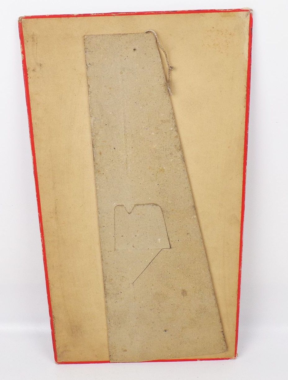 Alter Pappaufsteller Vasenol Fuss Puder 1930er Pappschild Reklame 